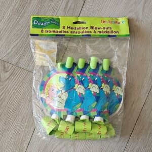 Vintage 2000 Dragon Tales Medallion Blow Outs Party Supplies